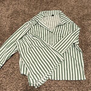 Worn once striped set